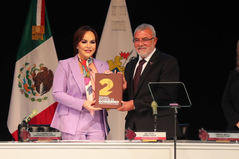 Rinde Carmen Lilia Segundo Informe de Gobierno
