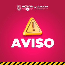 COMAPA anuncia que habrá baja presión en agua en los sectores Rancho Grande y Centro