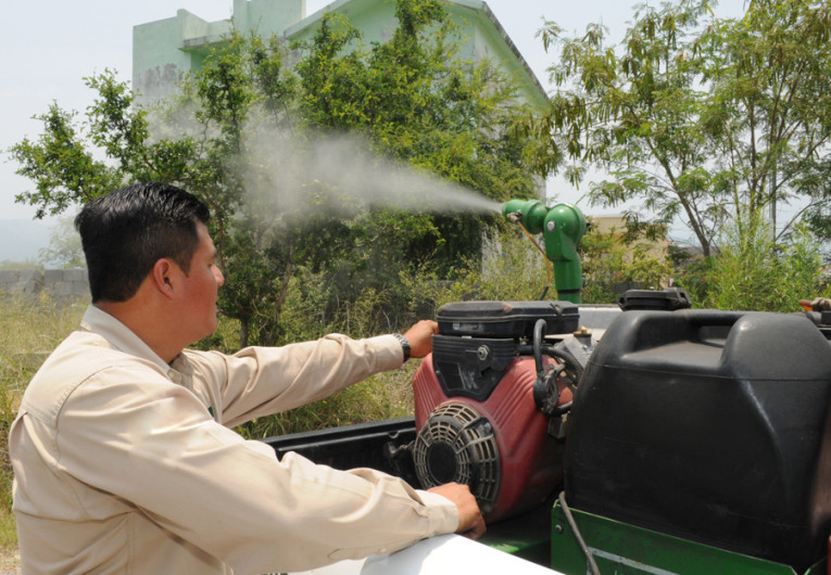 Fumigan destinos turísticos contra dengue, zika y chikungunya