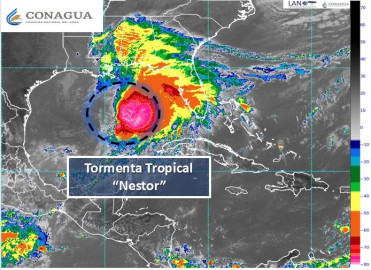 Se forma la Tormenta Tropical “Nestor”