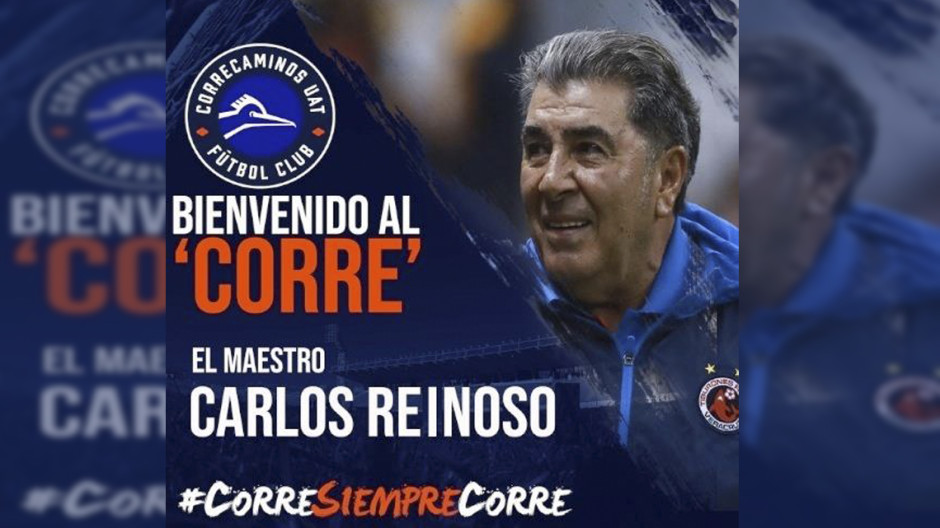 Carlos Reinoso llega al banquillo de Correcaminos