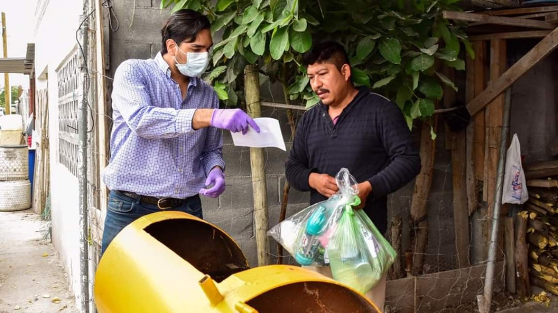 Voluntariado Juvenil del sistema DIF Reynosa continúa con reparto de alimentos y Kits de limpieza