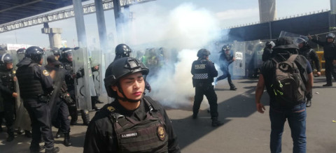 Prometen pagos a elementos de PF tras manifestaciones