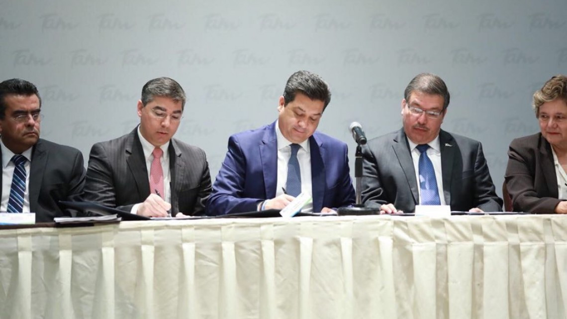 Firman convenio para mejorar competitividad en Tamaulipas