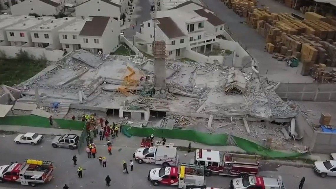 Al menos 3 muertos y 10 atrapados tras derrumbe de obra en Monterrey