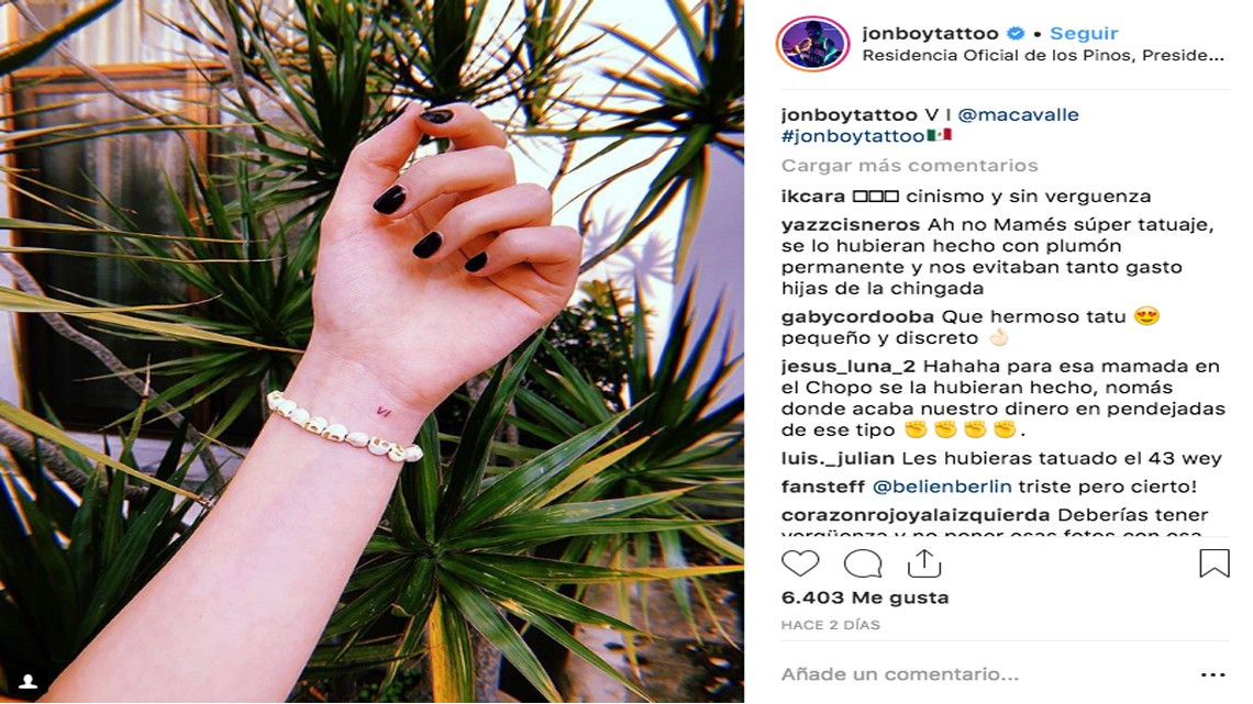 Hijas de EPN llevan a tatuador de celebridades a Los Pinos