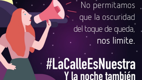Con #LaCalleEsNuestra responden a toque de queda
