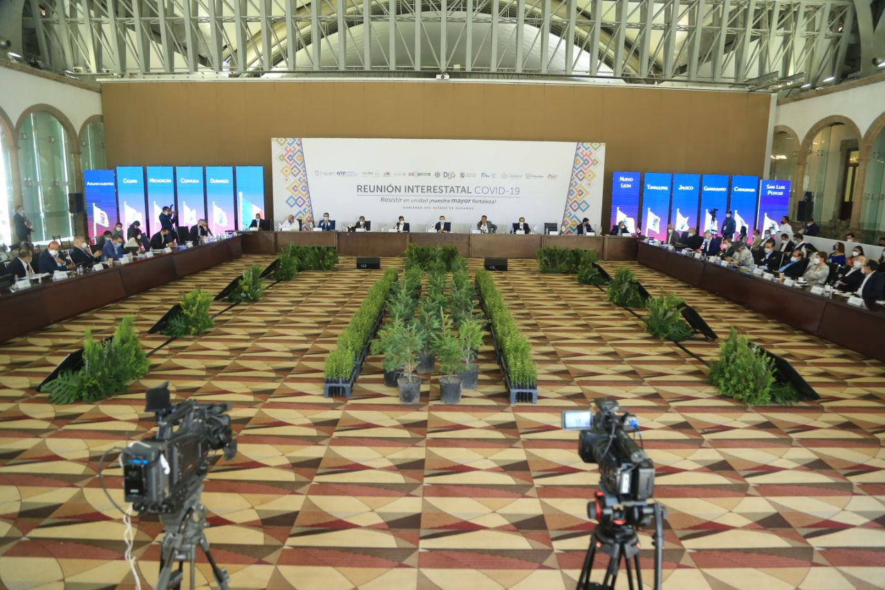 Realizan gobernadores Reunión Interestatal COVID-19