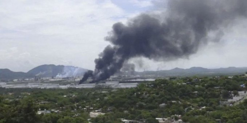 Reportan explosión en refinería de Pemex en Salina Cruz, Oaxaca