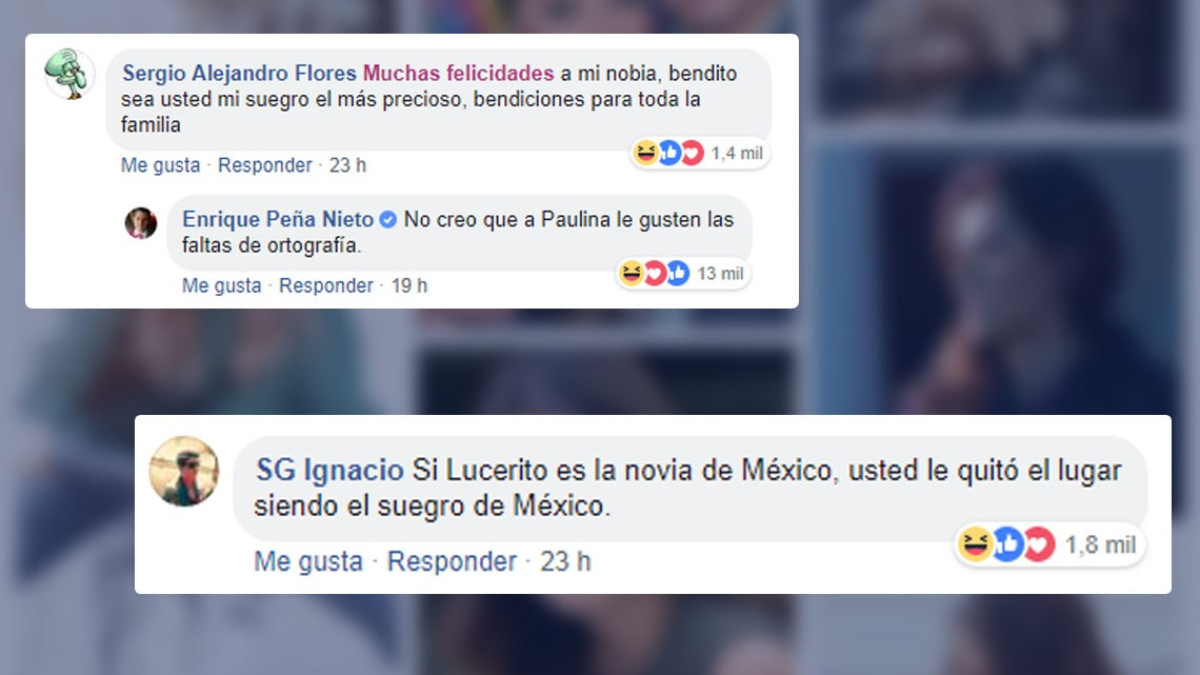 ¡Todos lo quieren de suegro! EPN felicita a una de sus hijas