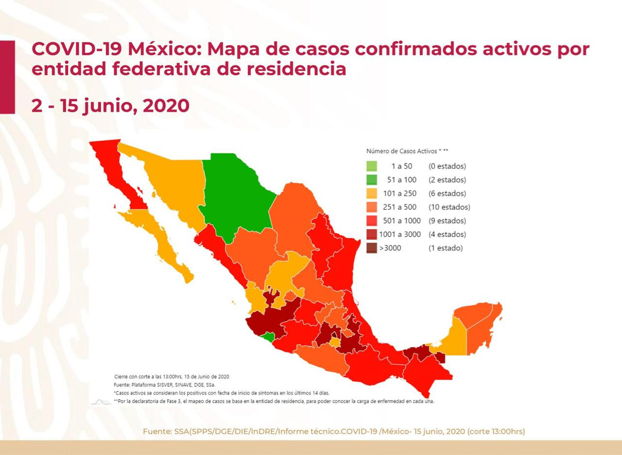 Supera México los 150 mil casos confirmados de Covid