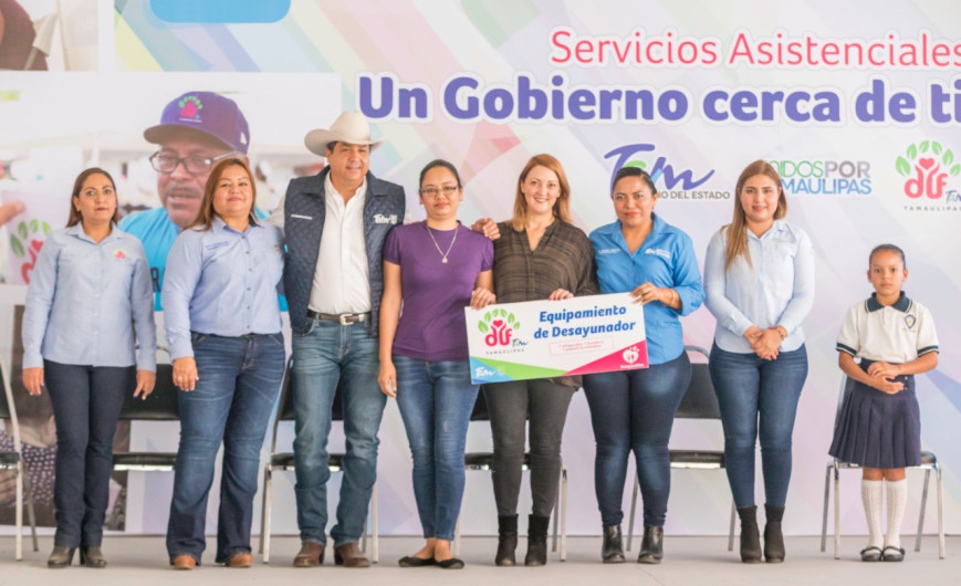 Con “Un Gobierno Cerca de Ti”, Gobernador del Estado y Presidenta del DIF Tamaulipas siguen recorriendo la entidad