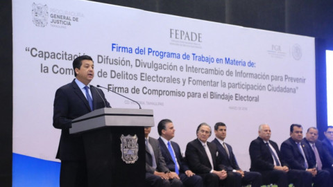 Acuerdan blindar elección en Tamaulipas