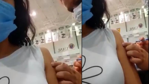 Aclara IMSS problema con vacuna anticovid a maestra