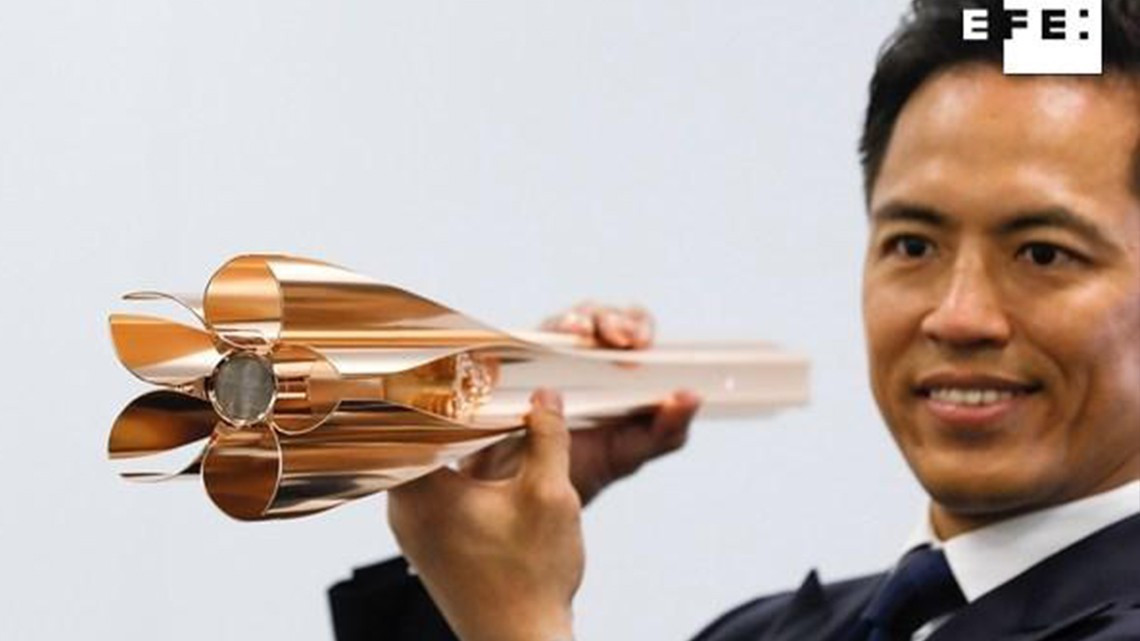 Así es la antorcha de Tokio 2020