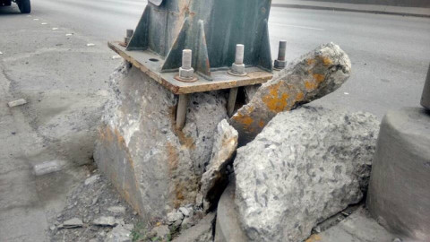 Ráfagas de viento dañan señalamientos en Matamoros