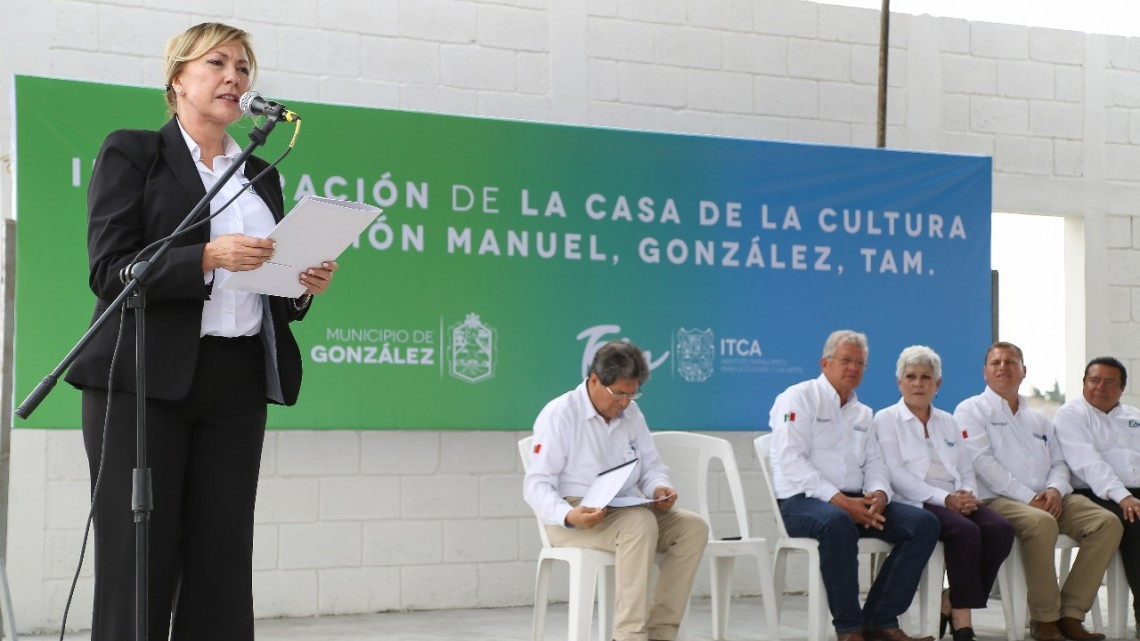 Entregan Casa de Cultura en Estación Manuel