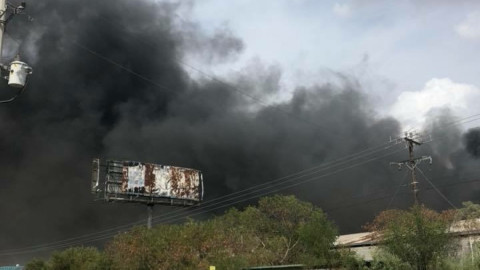 Incendio en Gruas Vago