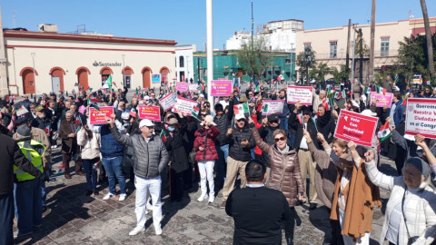 Sociedad civil de Matamoros se unió a la 'Marcha por la democracia' 