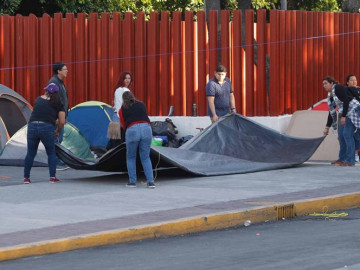 CNTE inicia liberación de accesos en San Lázaro