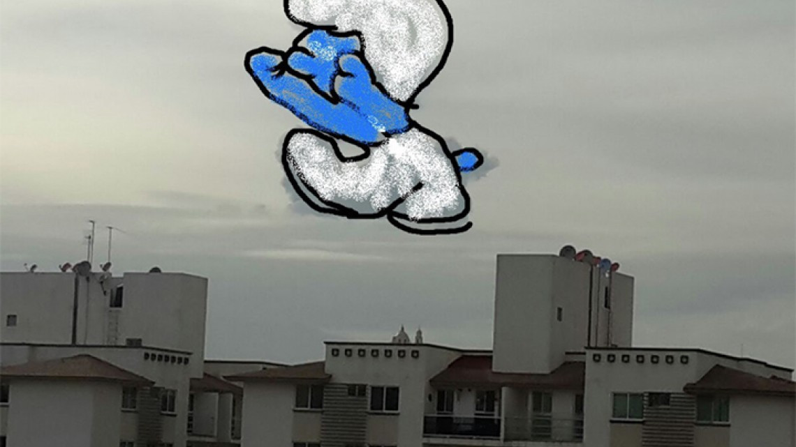 Redes ven en fumarola del “Popo” a un pitufo