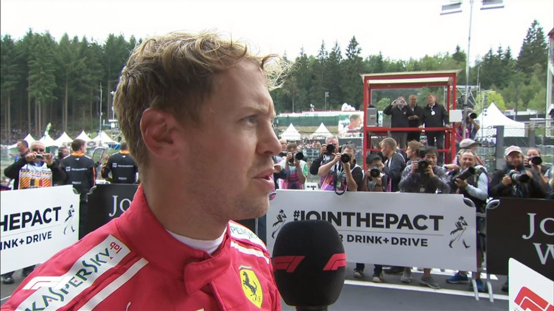 Vettel se lleva el GP de Bélgica, Checo Pérez queda en quinto