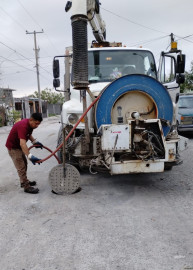 Efectuó COMAPA sondeo de drenaje sanitario en Fracc. Hacienda San Marcos