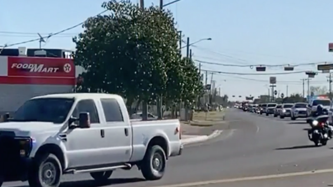 Dan último adiós al jefe de policía de Roma, Texas