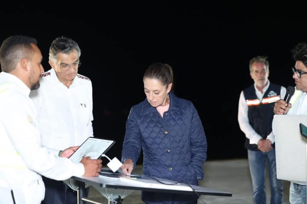 Visita presidenta Claudia Sheinbaum Pardo el puerto de Matamoros