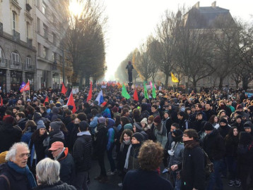 Huelga general paraliza las calles de Francia 