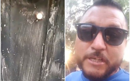 Balean la casa del padre de ‘El Mijis’