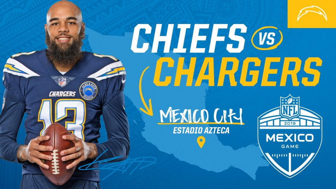La NFL llega a México en este 2019 con el duelo ‪Chiefs contra Chargers