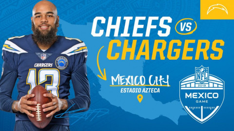 La NFL llega a México en este 2019 con el duelo ‪Chiefs contra Chargers