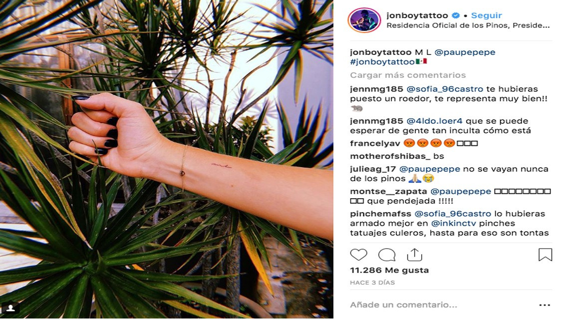 Hijas de EPN llevan a tatuador de celebridades a Los Pinos