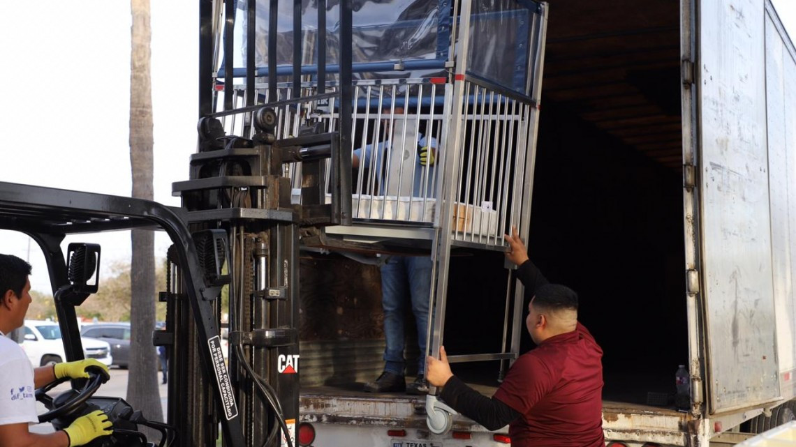 Recibe DIF Tamaulipas donativo de 1.2 millones de dólares en equipo médico