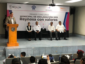 Celebran Primer Concurso de Declamación ''Reynosa con Valores''