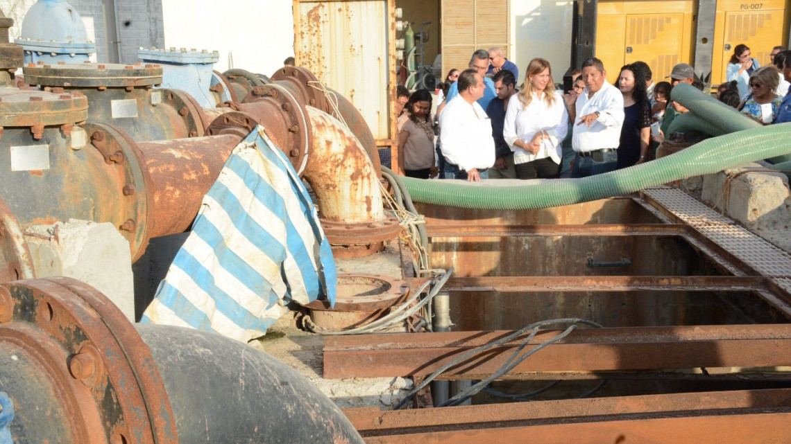Inician rehabilitación de Estación de Bombeo de Aguas Residuales Número 10