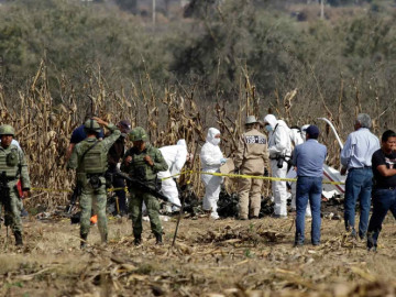 Presentan avances de accidente de helicóptero en Puebla