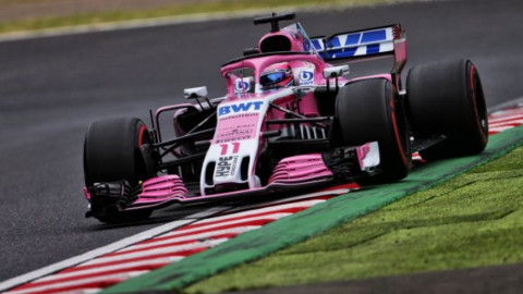 Checo Pérez quedó fuera de Top-10 en prácticas libres GP de Japón