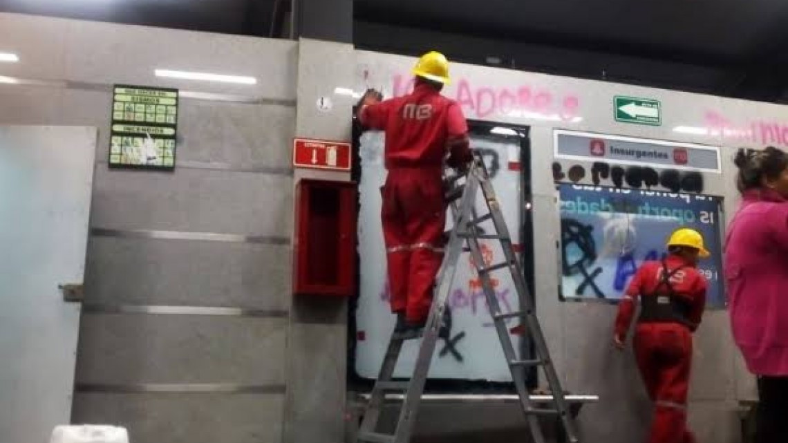 Se restablece servicio en estación Insurgentes del Metrobús