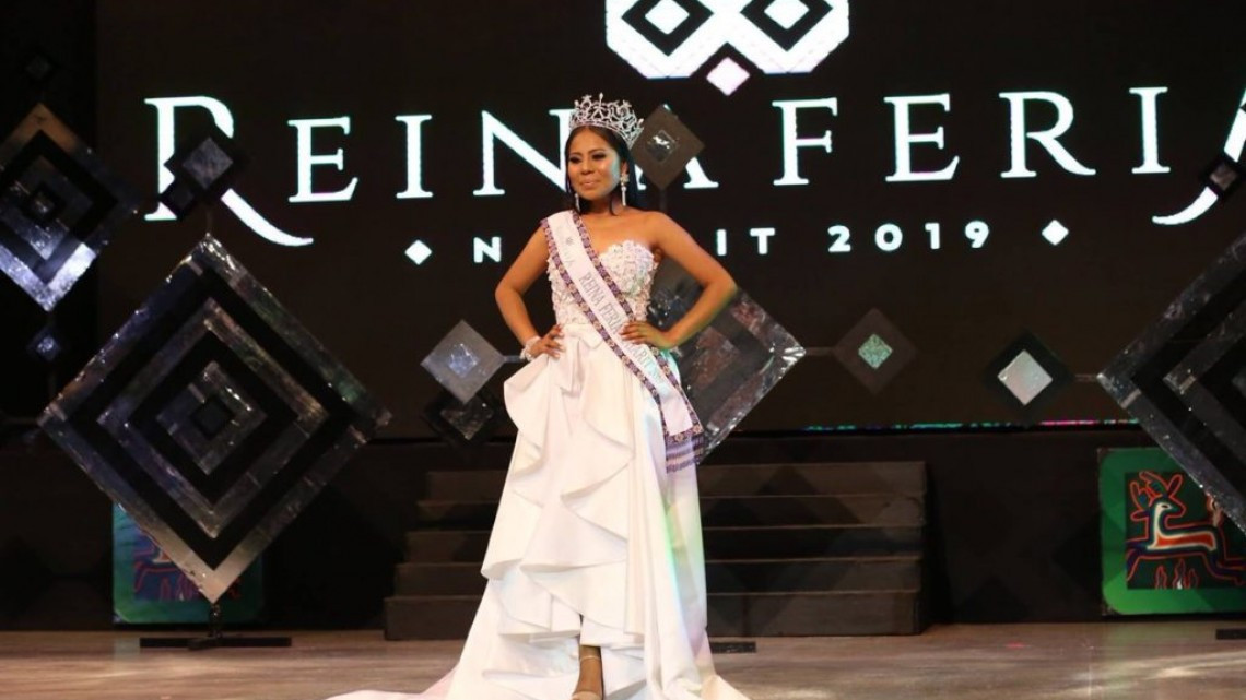 Joven de la etnia wixárika se lleva la corona de la Feria Nayarit 2019