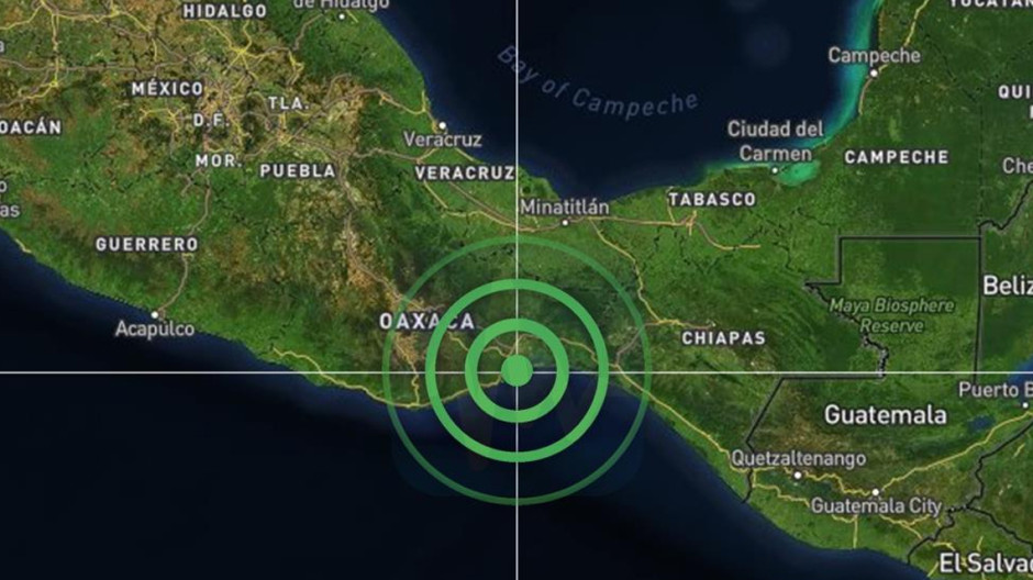 Se registra sismo magnitud 4.7 en Oaxaca