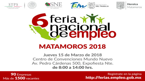 Invitan a "Feria Nacional de Empleo"