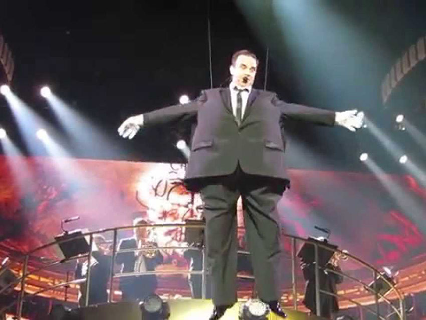 Robbie Williams padece extraño trastorno alimenticio