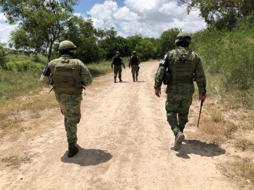 Redobla vigilancia Guardia Nacional en el río Bravo 