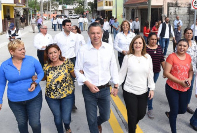 Chucho Nader sigue cumpliendo a los Tampiqueños con más obras de pavimentación