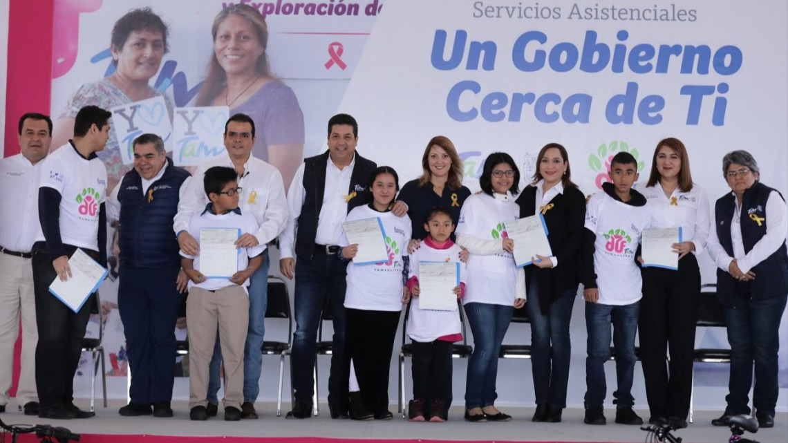 Acercan Gobierno y DIF Tamaulipas apoyos sociales 