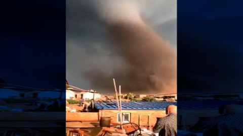 Seis muertos tras tornado en China