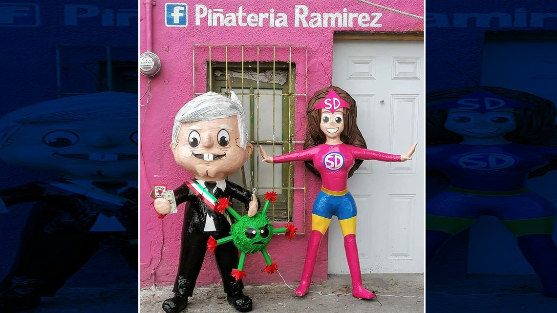 Convierten en piñata al subsecretario López-Gatell