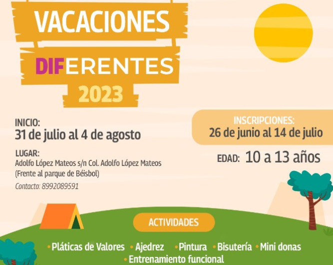 Invitan a Campamento de Verano 2023